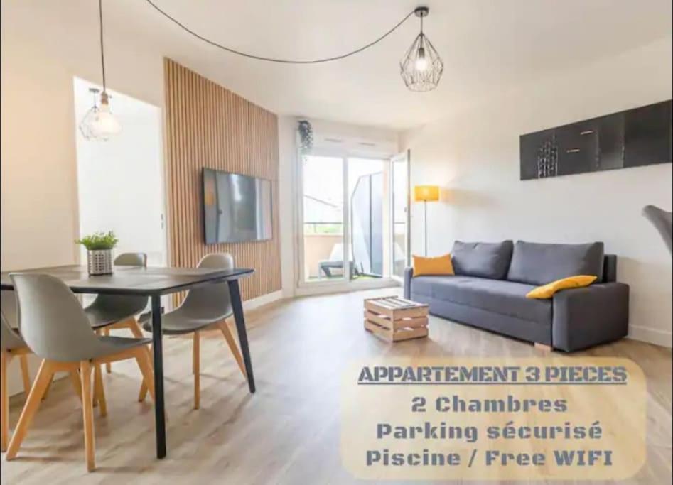 *t3*toulouse Purpan+parking+piscine